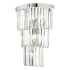 Kryształowa lampa przysufitowa Angel ANG3008 Dar Lighting przezroczysta chrom