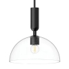Loftowa lampa wisząca Jude ALM-JUDE-P-MB-CL szklana czarna