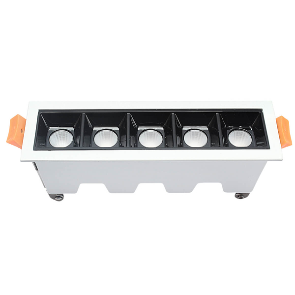 Lampa liniowa wpuszczana 583 Domeno LED 10W 4000K metalowa biała