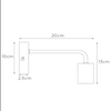 Industrialny kinkiet sypialniany 45265/01/30 ścienna lampa czarna