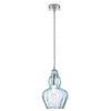 Pojedyncza lampa wisząca Eustoma MOD238-PL-01-BL szkło niebieska