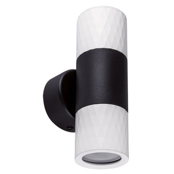 Kinkiet LAMPA ścienna PIANO 03882 Ideus metalowa OPRAWA loftowa tuba czarna biała