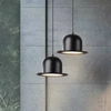 Zwisająca lampa Retro ABR-LWRH-E27 Abruzzo cylinder czarna złota