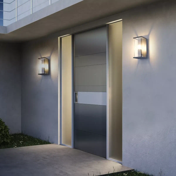 Kinkiet ścienny CLAIRE 27883/11/30 Lucide IP54 podłużny antracyt