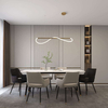 Wisząca lampa nad stół Meleca LP-2345/1P S GD CCT LED 24W 4000K złota