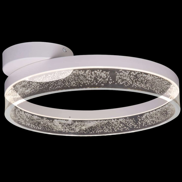 Plafon LAMPA sufitowa SMITTY 68225-24 Globo metalowa OPRAWA okrągła LED 24W 4000K ring biała