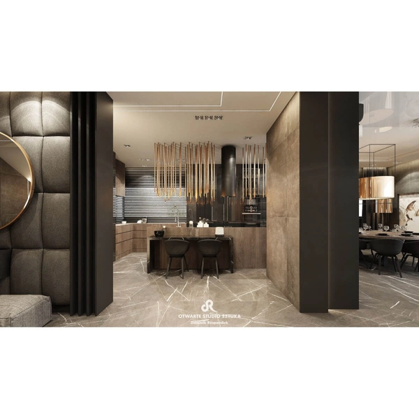 Wpuszczana LAMPA sufitowa ALHA T 9126 Shilo metalowa OPRAWA do zabudowy sopel tuba miedź