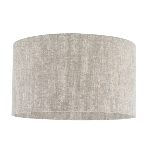 Sufitowa lampa tkaninowa CEDRO 11670 do sypialni beżowa