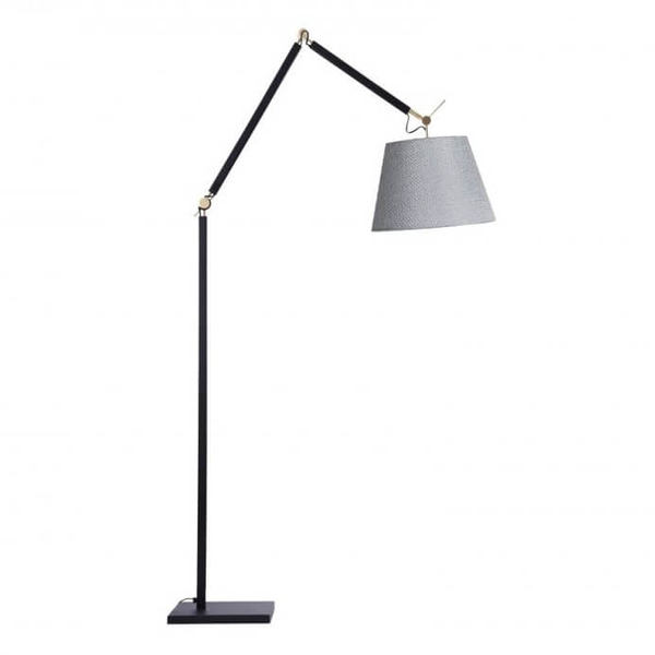 Stojąca lampa regulowana Zyta AZ4193+AZ2604 do czytania czarny szary