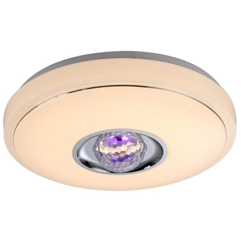 Plafon sufitowy Magic Disco 318671 LED 18W 3000K+RGB pilot biały