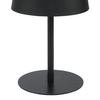 Biurkowa lampka z tkaniny Maja 2936 TK Lighting abażurowa metalowa czarna