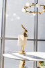 Biurkowa lampka stołowa Rabbit Kare 61598 złota biała