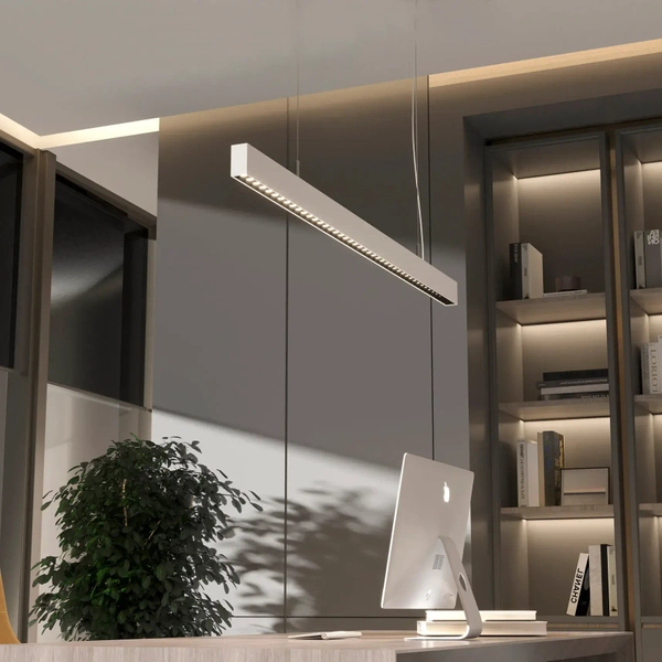 Lampa liniowa zwisowa Sigi PL0126-WH Yaskr LED 36W 3000K biała
