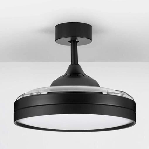 Lampowentylator sufitowy CARANAVI LE44969 LED 36W 3000-6500K z pilotem czarny