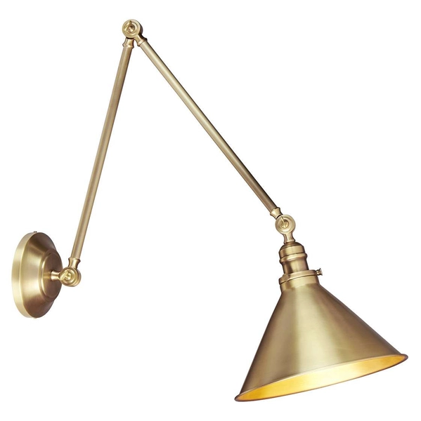 Loftowa LAMPA sufitowa PROVENCE PV-GWP-AB Elstead metalowa OPRAWA industrialna mosiądz