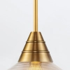 Wisząca lampa vintage Willard QN-WILLARD-P-VBS-PG mosiądz