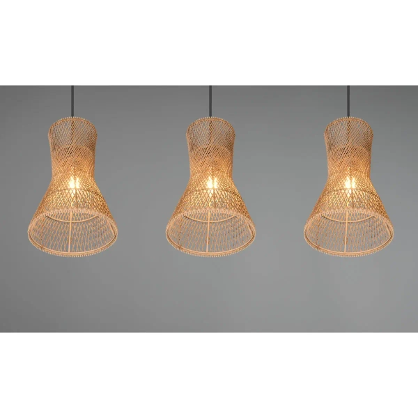 Jadalniana lampa wisząca BIJOU R31833026 boho brązowy czarny