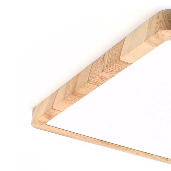 Plafon Olbis PLF-63827-300L-24W-WO LED 24W 2800-6000K IP44 drewniany