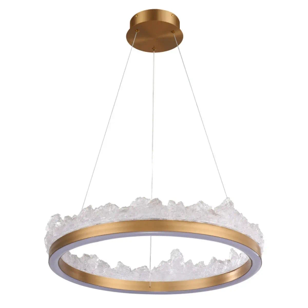 Pierścieniowa lampa wisząca Montana ST-6490P/1 LED 26W 3000K ring złoty