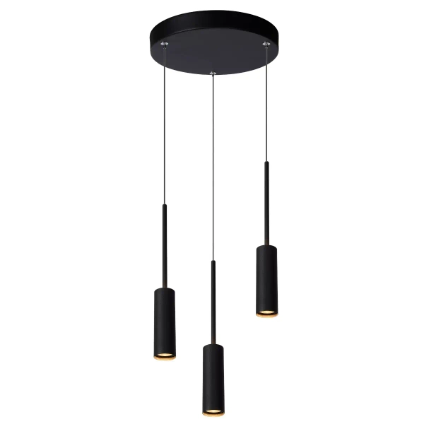 Lampa kaskadowa wisząca TUBULE 24401/21/30 Lucide LED 21W 2700K czarna