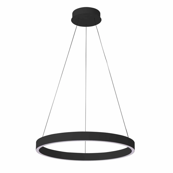 Wisząca lampa okrąg Brasco PND-56215D-080RPC-BK-3KS4K-TRDIMM Italux LED 80W 3000-4000K czarny