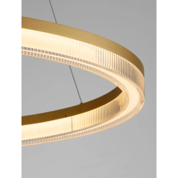 Pierścieniowa lampa wisząca LANTELVO LE45392 LED 41W 2700-4000K złota