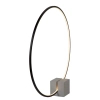 Ringowa lampka stołowa CIRKELIS 05555/24/30 LED 24W 3000K czarny biały