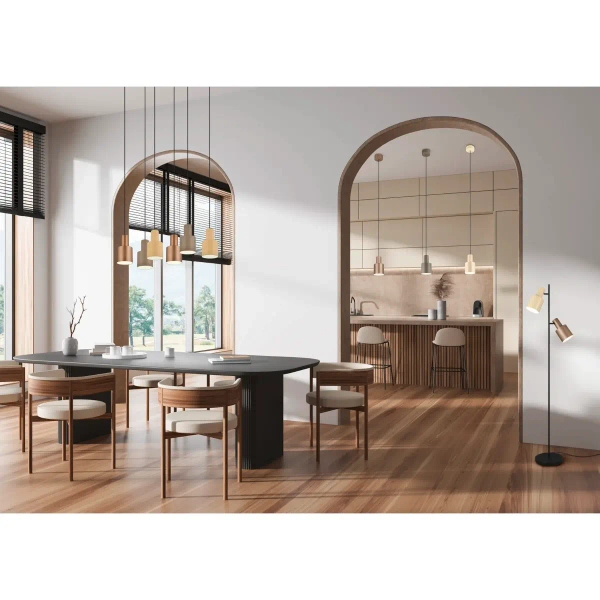 Różowa lampa wisząca Agudo 319400165 tuba z regulacją 1x10W E27