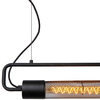 LAMPA wisząca CALIXT 05433/02/30 Lucide metalowa OPRAWA industrialny zwis czarny