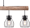 Wisząca lampa drewniana Mina 15326-5N czarna drewniana