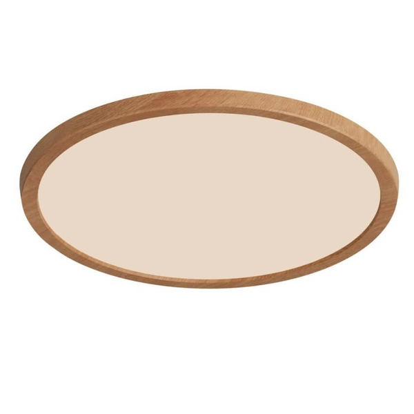 Okrągła lampa na sufit OJA 47276004 LED 18W 2700K drewniany