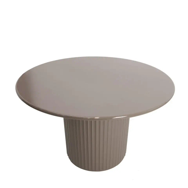 Beżowy stół jadalniany CREOLE MM0015001100366 drewno metal 120cm