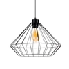 Wisząca lampa RAQUELLE 187249104 klatka metalowa zwis industrialny czarny