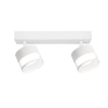 Sufitowa lampa podwójna Kendal LP-6331/2WS TR/WH z regulacją biała