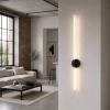 Kinkiet ścienny do sypialni FELIX ST-DL8547-BK czarny biały LED 10W 3000K belka