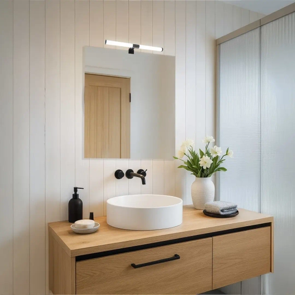 Łazienkowa lampa naścienna Apa ML2252 LED 6W 4000K IP44 czarny