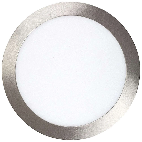 Wpust LAMPA sufitowa LOIS 5575 Rabalux okrągła OPRAWA podtynkowa LED 18W 3000K satynowy chrom