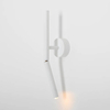 Regulowany kinkiet ścienny Stick 1084C Aldex metalowy biały