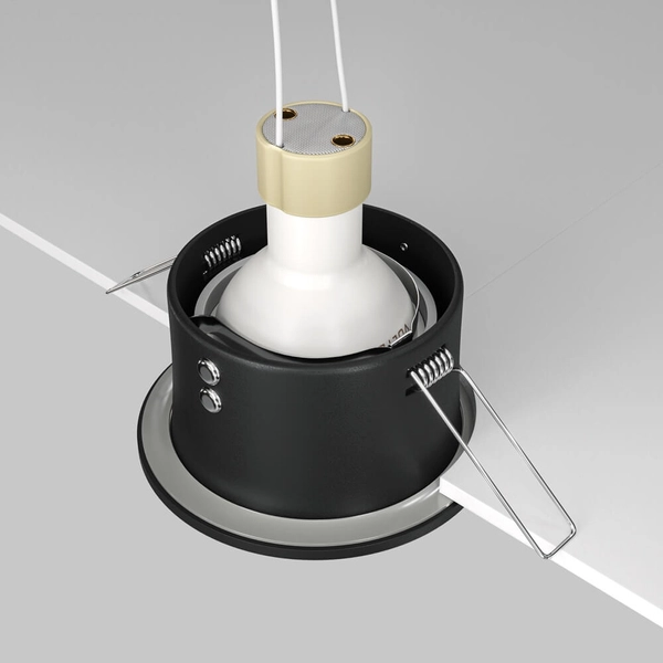 Wpuszczana lampa zewnętrzna Zoom DL032-2-01B Maytoni IP65 punktowa czarna