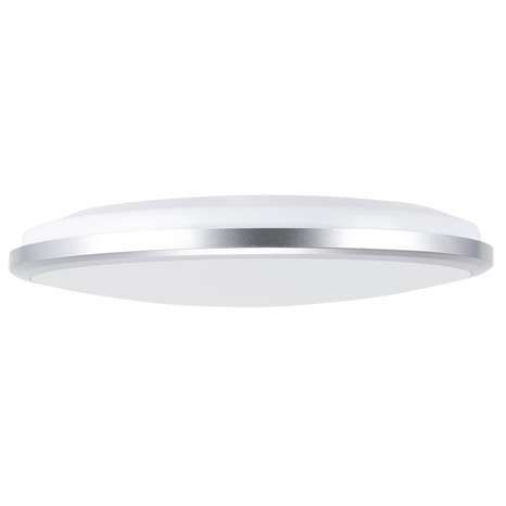 Sufitowa LAMPA plafon PLANAR 03841 Ideus hermetyczna OPRAWA okrągła LED 36W 4000K zewnętrzna IP54 srebrna