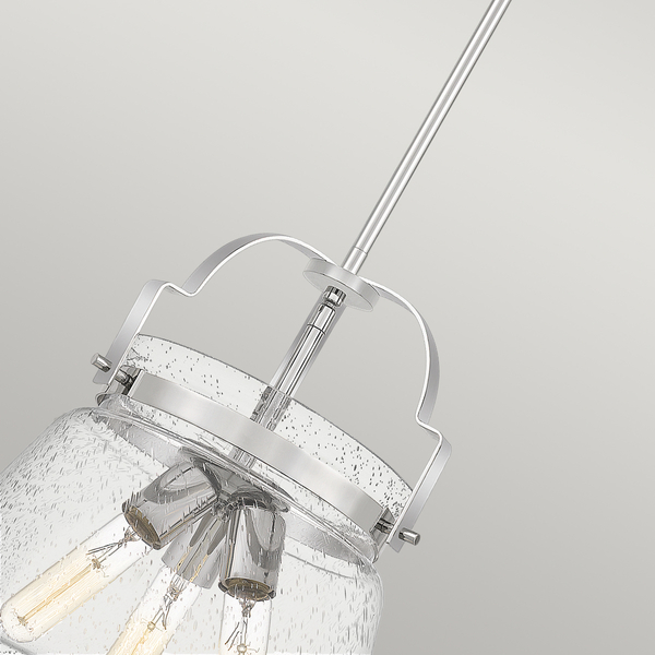 Lampa wisząca QN-WIMBERLEY-P-PC szklana bubbles chrom