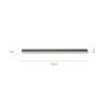 Podłużna lampa sufitowa PURE-LINES grafitowa 6021-13 1xLED 18W CCT na pilot