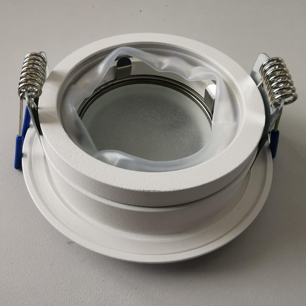 Metalowy wpust sufitowy LAGOS LP-4425/1RM WH Light Prestige regulowane oczko do zabudowy IP65 białe
