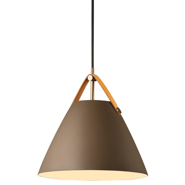 Industrialna lampa wisząca Strap 84333009 Nordlux brązowa