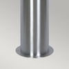 Lampa zewnętrzna stojąca GZ-SANDBANKS-B Garden Zone metal srebrna
