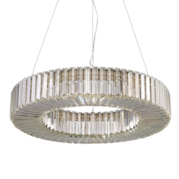 Żyrandol glamour CRISTAL ST-10625P-60 złota transparentna szklana LED 60W 3000K do salonu