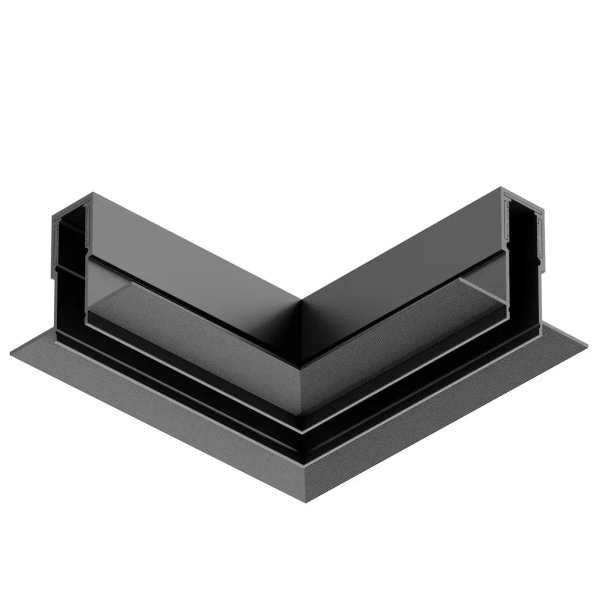 Boczny narożnik podtynkowy Magnetic Track ML2188 czarny