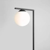 Minimalistyczna lampa stojąca Zac 1038A1_1 czarna biała
