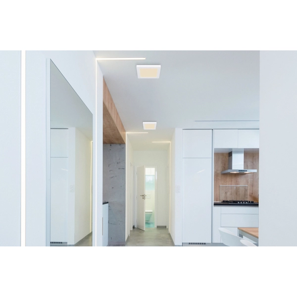 Plafon kwadratowy Lasse 12380-12W do kuchni LED biała