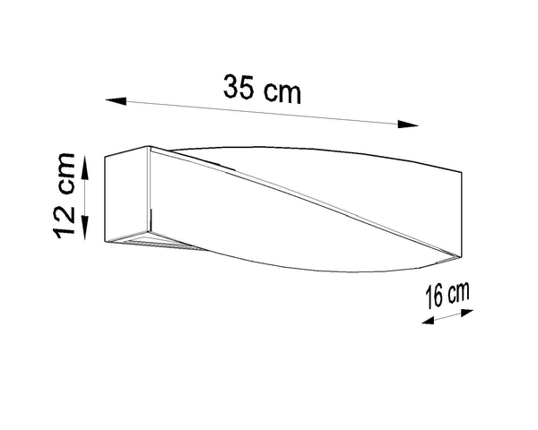 Kinkiet LAMPA ścienna SL.0229 przyścienna OPRAWA ceramiczna biała